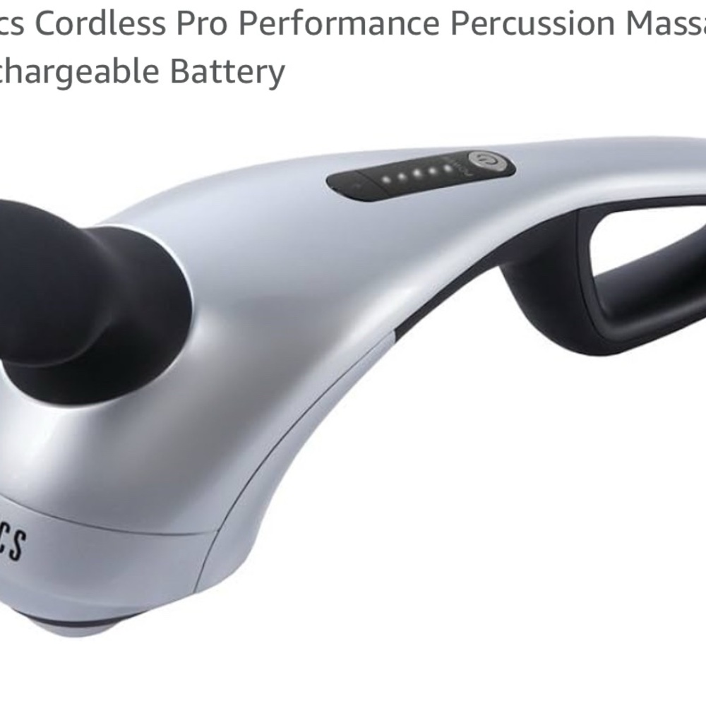 Homedics Silver and Black Cordless Massager NEW in box
